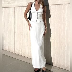 New, no tag REVOLVE & MINIMALIST lovers COMMENSE elegant halter vest top & skirt